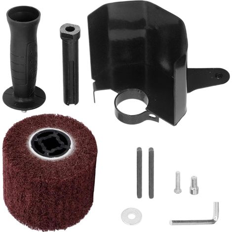 Kit di accessori per lucidatrice, mola abrasiva 120x100 mm, copertura protettiva antipolvere spessa, adatta per legno, metallo e acciaio inossidabile, M14
