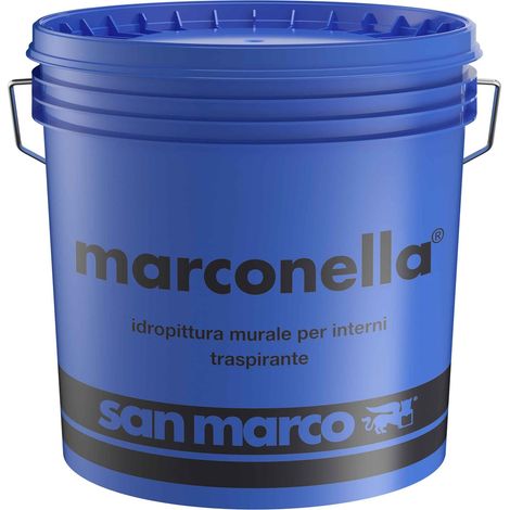 Marconella idropittura super traspirante per interni lt 14 bianco