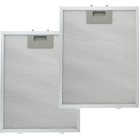 Filtros para campana extractora de 2 piezas,320 x 260 x 9 mm,filtro universal de malla de aluminio para extractor de aire (1/5)
