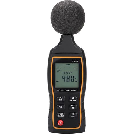 Digital Sound Level Meter Noise Detect Tester Data Decibel Measurement 30-130dBWith no storage