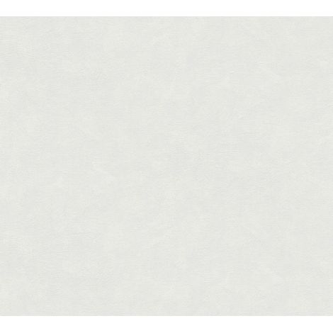 Papier peint intissé uni blanc Tapisserie 25 x 1,06 m structure gaufrée Papier peint style minimaliste à peindre idéal pour bureau (1/4)