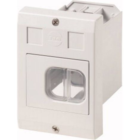 Eaton E-PKZ01-G 281634 Alloggiamento vuoto Incasso, con interruttore, con membrana (L x L x A) 80 x 85 x 129 mm Grigio