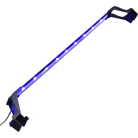 Lampe à LED d'aquarium Lumière d'aquarium Plante & Poisson Rampe D'Éclairage avec pinces 75-90 cm Bleu et blanc VXN3773 (1/5)