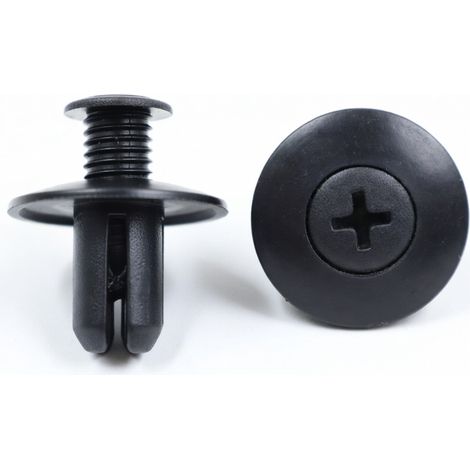 Clips de expansión universales agujero 8 mm para coche - 200 piezas (1/5)