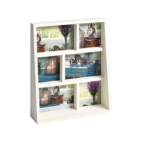 Rustic Galerier., 3x10x15 und 3x10x10 cm, weiss