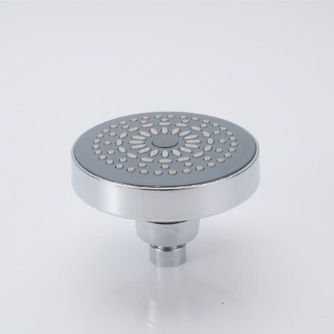 ALLIANDISpetite pomme de douche rotative à 360 degrés, douche de pluie en plastique ABS, finition chromée, économie d'eau, salle de bain (1/5)