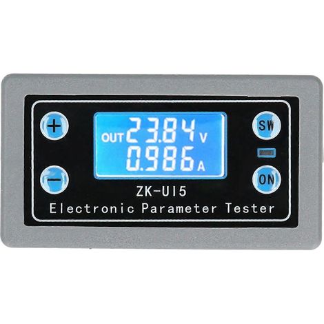 ZKU15 Spannungs- und Strommessgerät mit LCD-Digitalanzeige, Multifunktions-Volt-Amperemeter (1/4)