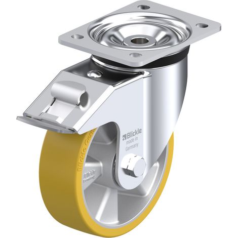 Blickle 607440 LK-ALTH 160K-FI Lenkrolle mit Feststeller Rad-Durchmesser: 160 mm Tragfähigkeit (max.
