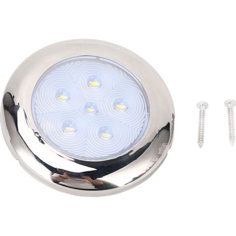 Plafonnier LED 12V pour camping-car blanc et bleu étanche éclairage cabine bateau bateau camping-car yacht (1/5)