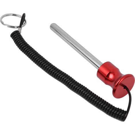 Goupille pile poids magnétique avec accessoires musculation corde traction rouge (1/5)