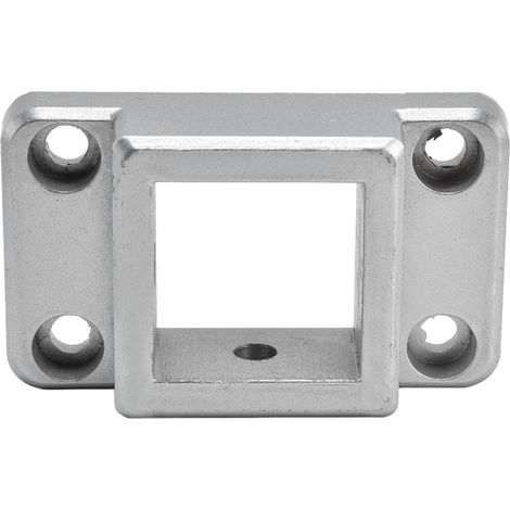 Connecteur pour profilés en aluminium, bloc de connexion à base fixe, accessoire d'angle carré à 2 voies