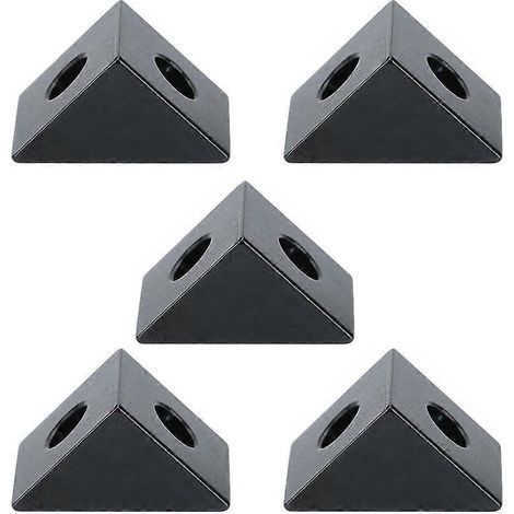 5-teiliges 3D-Drucker-Zubehörset für V-Nut-/C-Träger-Dreieckverbinder, V-Nut-Verbindungswinkel-Aluminiumblock (1/5)