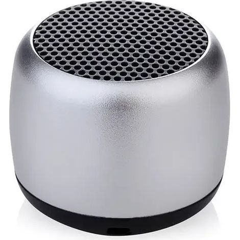 (Argent) Mini enceinte Bluetooth étanche, portable, HiFi TWS True Wireless Stereo, excellente qualité sonore, volume puissant