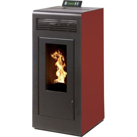 Interstoves – Poêle à granulés étanche MARINA 11 – Sortie concentrique – Rendement 96,30% – Autonomie 24h – Installation proche du mur 5cm