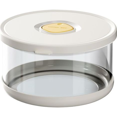 Generische Salatbox – auslaufsichere Glas-Salatschüssel  Geruchloser Mahlzeitenbehälter für Küche, Kühlschrank, Speisekammer, Obst, Suppen und Snacks