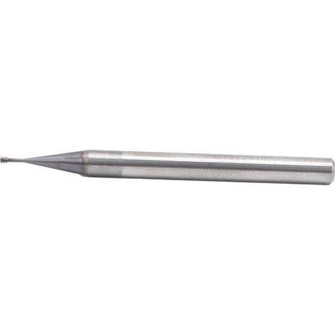 Fraise à fileter 3 dents 60° acier tungstène CNC outil M1.6x0.35xD4x50 (1/5)