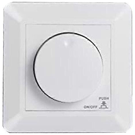 LED dimmer, recessed dimmer for dimmable LED and halogen lamps, 5-300 W dimmer switch LED, phase control dimmer (1/4)