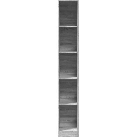 vidaXL Garderobe Sonoma Grau 30x50x200 cm Holzwerkstoff