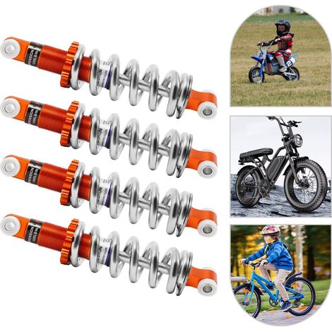 Amortiguador de resorte ajustable, amortiguador trasero para motocicleta, 4 piezas amortiguador para motocicleta (1/5)