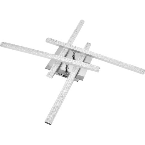 Moderne LED-Deckenleuchte mit 4 Leuchtröhren, dekorative Schlafzimmerlampe für Zuhause, AC 85–265 V, Warmlicht (1/5)
