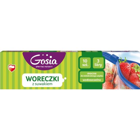 6 Gosia Zipper-Beutel 3L – 10 Stk.