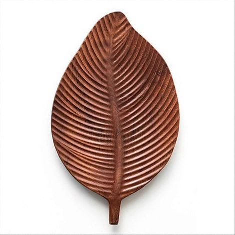 Plateau Repas pour Dîner, Salades et Pain, Petite Taille (Nervures Larges) (1/5)