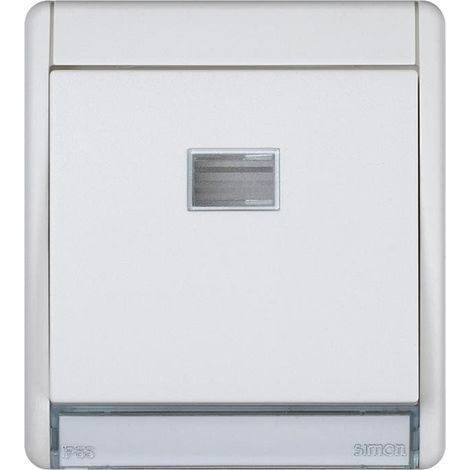 Pulsante Simon Aqua 10AX IP55 superficie (1/2)