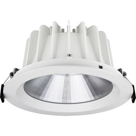 Plafonnier encastré ATIC IP65 LED COB 37W 6155lm(5190lm) CRI80 4000K 90º Blanc (1/3)