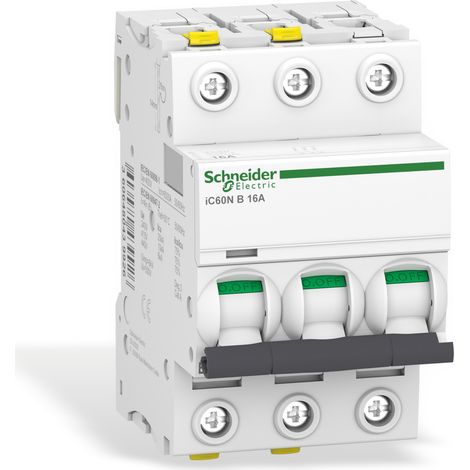 Schneider Electric LS-Schalter 3P 16A B weiß Sicherungsautomaten (1/3)