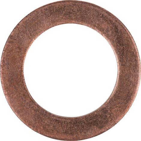 Joint de vidange cuivre 25,5 x 16 x 1,6 mm, pack de 25
