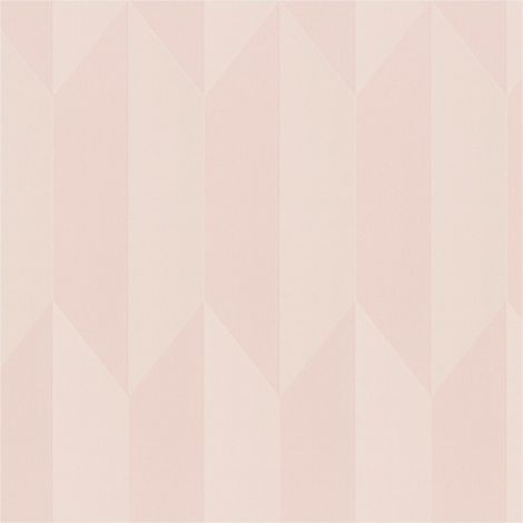 Exclusive luxury wallpaper wall Profhome 790862 hot embossed non-woven wallpaper textured with geometric shapes shimmering pink light pink 5,33 m2 (1/5)
