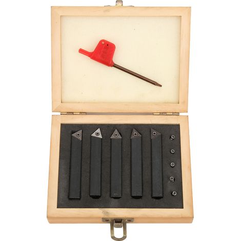 Outil De Tournage Indexable - Jeu De Fraises À Chanfreiner Et À Alésage 10 mm - Pour Usinage Métaux - 5 Pièces (1/5)
