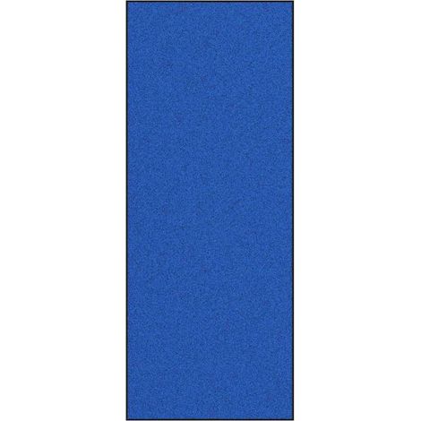 Zerbino d'ingresso moderno rettangolare 120 x 300 cm antiscivolo per interni/esterni in poliammide blu 020057940