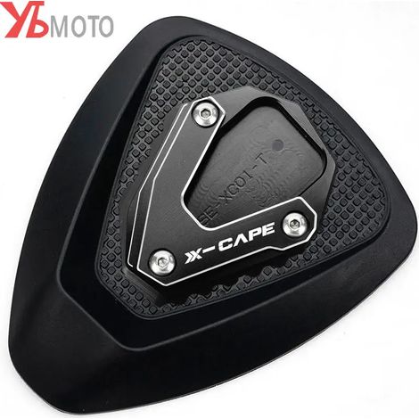 (Noir-AB-Combo) Compatible avec Moto Morini XCape 650 650X X Cape 650 2022 2023 Béquille latérale, extension et support de stationnement maxpower (1/4)