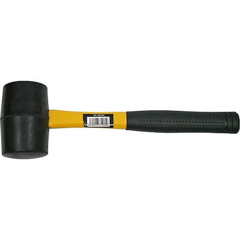 Hammer Strend Pro HM211 680 g, Gummihammer, BlackHead, PVC Griff, TPR, Stiellänge 340mm