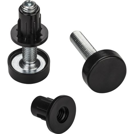 10er Set Verstellfüße M8 x 40 mit Einbohrmuffe