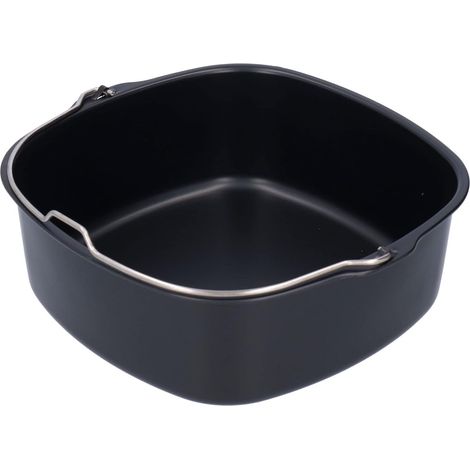 Airfryer Baking Dish, Hot Air Fryer Casserole, Deep Fryer, Cake Tin, Cake Barrel with Non-Stick Coating for Fryer Baking Accessories (1/5)