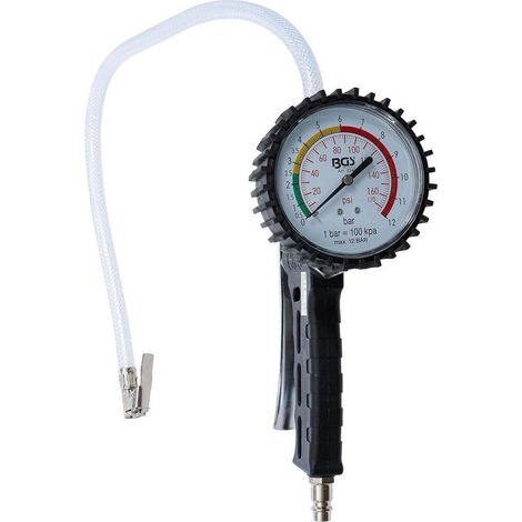 Pistolet de Gonflage Pneumatique 0-12 bar - Acier, Précision et Robustesse - Pro - D-Work (1/5)