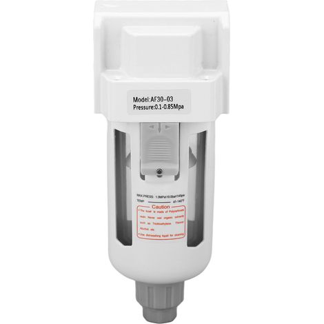 Filtre à air comprimé avec manomètre et purgeur, régulateur de pression 0.1‑0.85 MPa, raccord G3/8 pouce (1/5)
