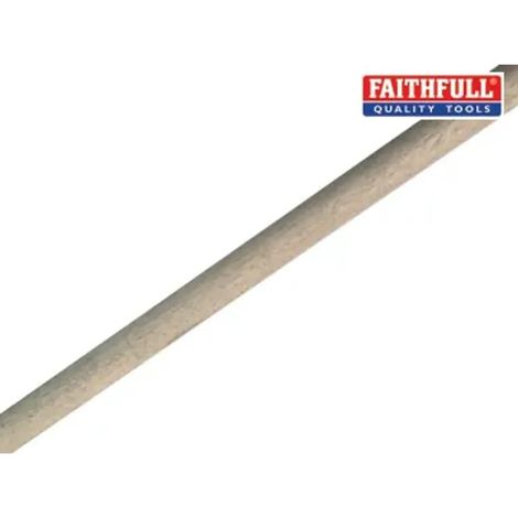 Faithfull Wooden Broom Handle 1.53m x 23mm 60 x 15/16in FAIRH601516