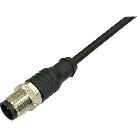 BKL Electronic 2702024 Sensor-/Aktor-Anschlussleitung M12 Stecker, gerade 2 m Polzahl Sensoren: 4.5