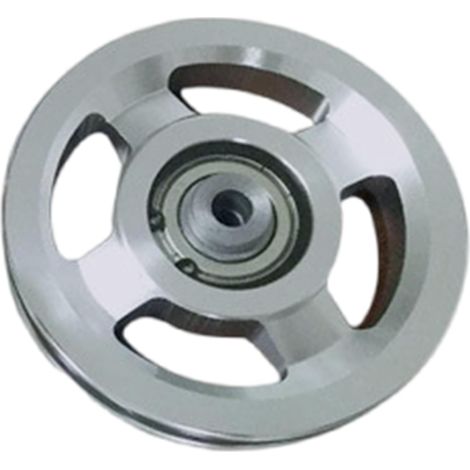 Poulie de roulement universelle en aluminium de rechange pour systèmes de musculation à domicile (1/4)