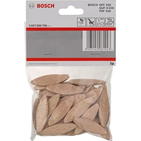 Dadoi piani, 45 x 15 x 4 mm, confezione da 50 (1/4)