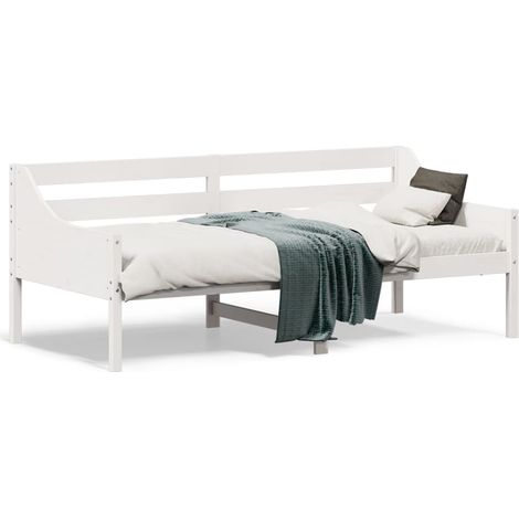 Maison Exclusive - Sofá cama sin colchón madera maciza de pino bl