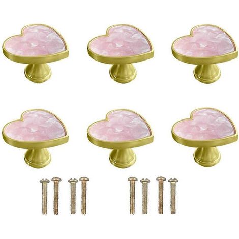 Poignées de porte décoratives dorées pour meubles, boutons de tiroir, poignées de tiroir, quincaillerie pour meubles de cuisine (1/5)