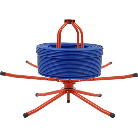 Dérouleur de câble pour chauffage au sol - Charge maximale : 200 kg - Longueur du rouleau : 600 m - Pour tubes de 16 à 32 mm (1/5)