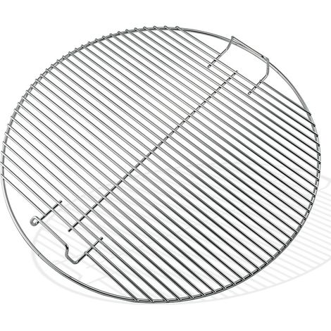 Weber – Grille de barbecue en acier inoxydable 47 cm – Surface de cuisson antiadhésive – Pour cuisson précise des viandes et légumes