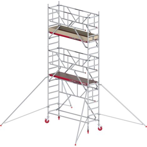 Altrex Fahrgerüst RS Tower 41-S Aluminium mit Safe-Quick und Holz-Plattform 6,20m AH 0,75x2,45m (1/3)