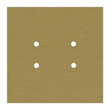 Luminaire creative-cables rose-one system square laiton 30x30 cm