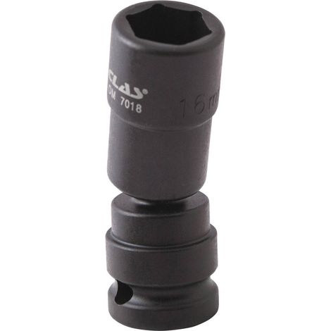 Douille cardan choc héxagonale 16mm L.69mm 1/2" Cr-Mo - SA 0494 - CLAS Equipements